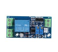 Baxnore Tablero Protector de batería DC12V Subtensión Sobredescarga Módulo de Control automático Protección del Interruptor para Solar del automóvil con indicador LED Material 30x