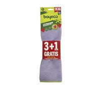 Bayeco - Bayetas Extrafibre Microfibra 45x38 cm - Pack 3 uds + 1 Gratis - XXL - Multiusos - Súper Absorbentes - Más Limpieza en una pasada