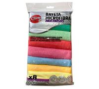 Bayeta de microfibra paños de cocina multiusos set multicolor Pack 8 uds Clim Profesional