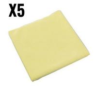 BAYETA MICROFIBRA VILEDA MICROTUFF PLUS AMARILLA 5 UNIDADES