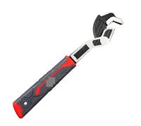 BAYNOPURIN Llave Ajustable 6 8 10 llave de acero la cerradura del uno mismo CR V 12 pulgadas for el uso reparación tubo y coche(8 inch)