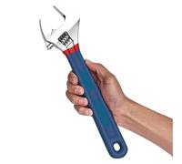 BAYNOPURIN Llave Ajustable Llave ajustable de 6/8/10/12/15 pulgadas, agarre antideslizante for mantenimiento Industrial plomería automóviles(8inch)