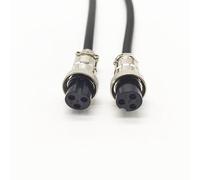 bayzconn GX16 3 Pin Cable Doble Cabeza Hembra Aviación Cordset, GX16 3 Pin Panel Mount Circular Metal Aviación Conector Cable Hembra a Hembra Adaptador Cable (5 Metros/16.4ft)