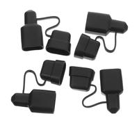 BAZEITFLOW Cubierta de Enchufe de Conexión Rápida de PVC para Conector Eléctrico Tipo Estilo General, Protección contra Polvo y Humedad, 4 Piezas para Uso Industrial y Exterior