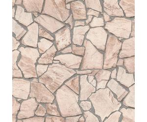 BB51137-Ladrillos Y Más Efecto De Pared De Ladrillo De Piedra Beige Galerie
