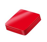 Bbajszx 12 Piezas de Cinta Gruesa roja de Doble para automóvil Que Proporciona unión Segura Cuadrados de Montaje de Espuma para vehículos para Accesorios de Motocicletas Adhesivo de Espuma roja
