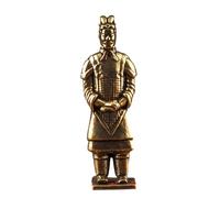 Bbajszx Escritorio para hogar de Soldado de Terracota China, decoración de Estatua con Apariencia de Bronce para Estante, Estudio, Sala de té, exhibición, Arte de Estilo, estatuilla de Terracota de
