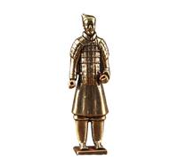Bbajszx Escritorio para hogar de Soldado de Terracota China, decoración de Estatua con Apariencia de Bronce para Estante, Estudio, Sala de té, exhibición, Arte de Estilo, estatuilla de Terracota de