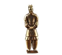 Bbajszx Escritorio para hogar de Soldado de Terracota China, decoración de Estatua con Apariencia de Bronce para Estante, Estudio, Sala de té, exhibición, Arte de Estilo, estatuilla de Terracota de