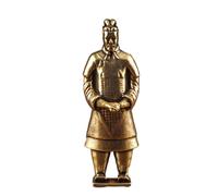 Bbajszx Escritorio para hogar de Soldado de Terracota China, decoración de Estatua con Apariencia de Bronce para Estante, Estudio, Sala de té, exhibición, Arte de Estilo, estatuilla de Terracota de