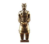 Bbajszx Escritorio para hogar de Soldado de Terracota China, decoración de Estatua con Apariencia de Bronce para Estante, Estudio, Sala de té, exhibición, Arte de Estilo, estatuilla de Terracota de