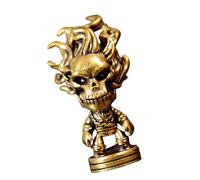 Bbajszx Esculturas de Guerrero Esqueleto de Latón Arte de Resina Figuras de Soldado Estatuas Decoraciones para Hogar Adornos de Escritorio Coleccionables Regalos Esculturas Decorativas Adornos de
