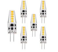 BBPM Regulable Bombilla LED G4, 5 W, G4, 6000 K, luz Blanca fría, 500 LM, Repuesto para Bombillas halógenas de 50 W, 12 V CA/CC, sin Parpadeo, 5 Unidades,Cool White 6000k,5W