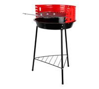 Bbq barbacoa de pie de acero con recipiente de cocción