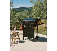 BBQ GAS BURNER - Barbacoa De Gas 9kW De 3 Quemadores Y Mesa Abatible Exclusive