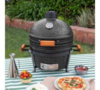 BBQ KAMADO - Barbacoa Ahumadora De Cerámica Negro