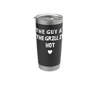 BBQ The Guy at the Grill es un diseño de declaración Vaso térmico de acero inoxidable de doble pared