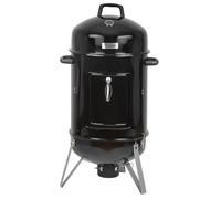 BBQ-Toro Ahumador 4 en 1 "Oak" | Ø 47 cm | Barril de Ahumado, Fumador | Parrilla de Ahumado, Parrilla de Carbón con Tapa | Horno para Leña | Barbacoa, Smoker, Barril Ahumador