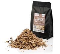 BBQ-TORO Astillas de Madera de Roble Whisky I 400 g I Parrilla de Gas I Ahumador I Barbacoa I Virutas