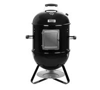 BBQ-Toro Barril Ahumador 3 en 1 | Ø 47 cm | Barril de Ahumado, Fumador | Parrilla de Ahumado, Parrilla de Carbón con Tapa | Horno para Leña | Barbacoa, Smoker, Barril Ahumador con Termómetro