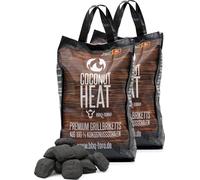 BBQ-Toro Coconut Heat | 20 kg | Carbones de barbacoa premium hechos con 100% de coco
