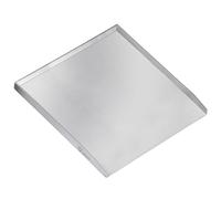 BBQ-Toro Parrilla de acero inoxidable | 40 x 41,5 cm | plancha rectangular universal y sólida | parrilla de carbón vegetal y de gas, accesorios para barbacoa, sartén para barbacoa