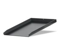 BBQ-Toro Parrilla de cerámica de acero de 30 x 40 cm | Parrilla con revestimiento de cerámica | Rectangular, universal y maciza, chapa de cerámica para carbón vegetal y gas, accesorio para barbacoa
