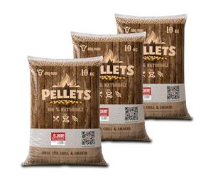 BBQ-Toro Pellets de 100% Madera de Cerezo I Fumador I Barbacoa I Ahumador I Smoker I Horno de Pizza I Sistemas de Calefacción (30.00)