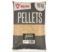 BBQ-Toro Pellets para Barbacoa de 100% Madera de Acacia | 10 kg | Pellets para Barbacoa, Ahumador, Horno de Pizza de Pellets y Sistemas de Calefacción | Pellets de Madera