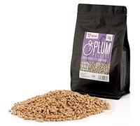 BBQ-Toro Pellets para Barbacoa de 100% Madera de Ciruelo | 1 kg | Pellets de Ciruelo para Barbacoa, Ahumador, Horno de Pizza de Pellets y Sistemas de Calefacción | Pellets de Madera
