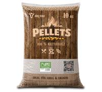 BBQ-Toro Pellets para Barbacoa de 100% Madera de Manzano | 10 kg | Pellets de Manzano para Barbacoa, Ahumador, Horno de Pizza de Pellets y Sistemas de Calefacción | Pellets de Madera
