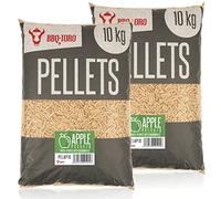 BBQ-Toro Pellets para Barbacoa de 100% Madera de Manzano | 20 kg | Pellets de Manzano para Barbacoa, Ahumador, Horno de Pizza de Pellets y Sistemas de Calefacción | Pellets de Madera