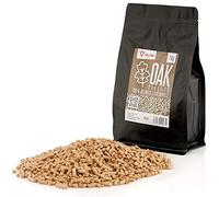BBQ-Toro Pellets para Barbacoa de 100% Madera de Roble | 1 kg | Pellets de Roble para Barbacoa, Ahumador, Horno de Pizza de Pellets y Sistemas de Calefacción | Pellets de Madera