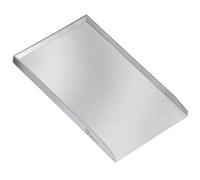 BBQ-Toro Plancha de acero inoxidable, 32,5 x 49 cm, plancha para barbacoa, rectangular, universal y maciza, bandeja para barbacoa para carbón vegetal y gas, accesorio para barbacoa, sartén, bandeja