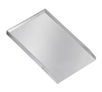 BBQ-Toro Plancha de acero inoxidable, 34 x 48 cm, plancha para barbacoa, rectangular, universal y maciza, bandeja para barbacoa para carbón vegetal y gas, accesorio para barbacoa, sartén, bandeja para