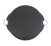 BBQ-Toro Plancha de Hierro Fundido Reversible Esmaltada Con Asas | Ø 53 cm | Accesorio para Barbacoa de Gas, Caldera y Carbón