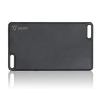 BBQ-Toro Plancha Rectangular de Hierro Fundido | 40 x 23 cm | Placa Reversible, Uso por Ambos Lados| Universal y Maciza | Plancha para Barbacoa de Carbón y Gas, Accesorio para Barbacoa, Sartén