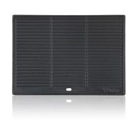 BBQ-Toro Plancha Rectangular de Hierro Fundido | 42,5 x 31,5 cm | Placa Reversible, Uso por Ambos Lados| Universal y Maciza | Plancha para Barbacoa de Carbón y Gas, Accesorio para Barbacoa, Sartén