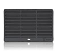 BBQ-Toro Plancha Rectangular de Hierro Fundido | 48,5 x 40 cm | Placa Reversible, Uso por Ambos Lados| Universal y Maciza | Plancha para Barbacoa de Carbón y Gas, Accesorio para Barbacoa, Sartén