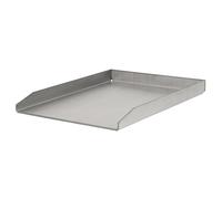 BBQ-Toro Plancha Rectangular en Acero Inoxidable para Parrilla | 30 x 40 cm | Adecuada para Weber Grill | Placa Universal | Barcaboa de Gas y Carbón