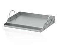 Plancha de acero inoxidable BBQ-Toro | 51 x 32 cm | Plancha para barbacoa compatible con parrillas Weber