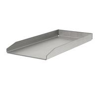 BBQ-Toro Plancha Rectangular en Acero Inoxidable para Parrilla Weber Grill | 26 x 44,5 cm | Placa Universal | Barcaboa de Gas y Carbón