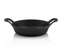 BBQ-TORO Sartén Redonda de Hierro Fundido con 2 Asas | Ø 16 cm | Curada - pre-Seasoned | Sartén Barbacoa, Sartenes de Hierro Fundido, Sartenes para el Fuego | Utensilios de Cocina