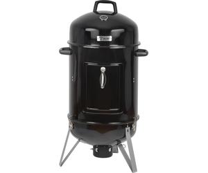 BBQ-Toro: Tambor ahumador de roble, diámetro 47 cm | Horno ahumador, parrilla de carbón