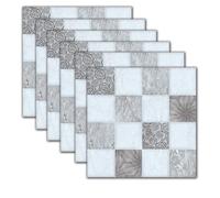 BBTISG 12 Paneles de Pared 3D para Despegar y Pegar, 20 x 20cm Paneles de pared con Efecto de Ladrillo 3D Paneles de pared de PVC Paneles de pared Autoadhesivos Impermeables (K)