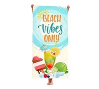 BCHKO Toalla Playa Microfibra Grande: Secado Rápido, Ultra Absorbente, Anti Arena. Ideal para Viajes, Piscina y Deportes.