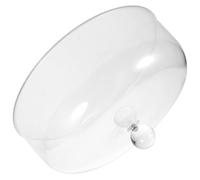 BCOATH Acrílico Tapa Asa Redonda para Alimentos Transparente | Soporte para Tartas 3 Pisos, Cubierta Antipoeira para Mesa Buffet, Cúpula Clara para Panecillos y Aperitivos