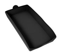 BCOATH Alfombrilla de horno reemplazable de silicona negra 30x14,5 cm, resistente al calor y fácil de limpiar, perfecta para accesorios para hacer pan y hornear en casa