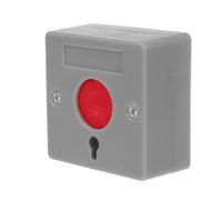 BCOATH Botón de Emergencia con Llave para Sistema de Alarma, Panel de Llamada Instantánea de Plástico para Hogares y Baños, Activación Rápida para Personas Mayores y Discapacitados