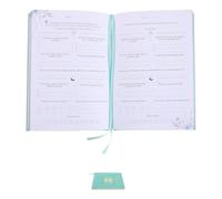 BCOATH Diario de Reflexión para Mujeres Diseño Elegante y Cubierta Refinada, Cuaderno de Autocuidado en Color Verde Claro Escritura Suave para Trabajo y Viaje